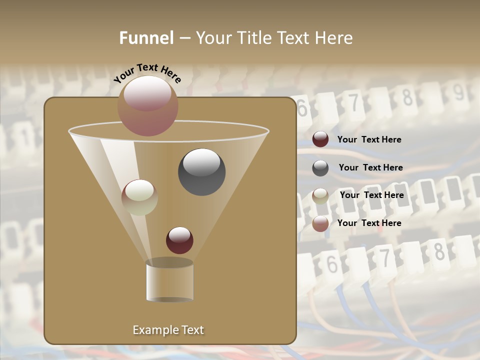 Network Data Rack PowerPoint Template