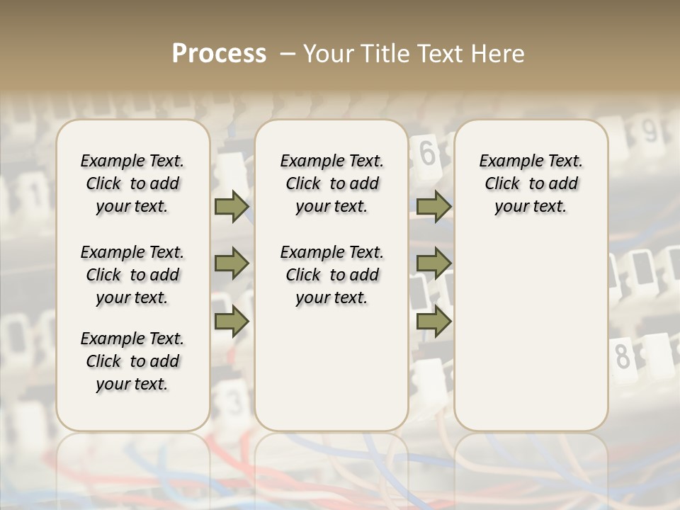 Network Data Rack PowerPoint Template