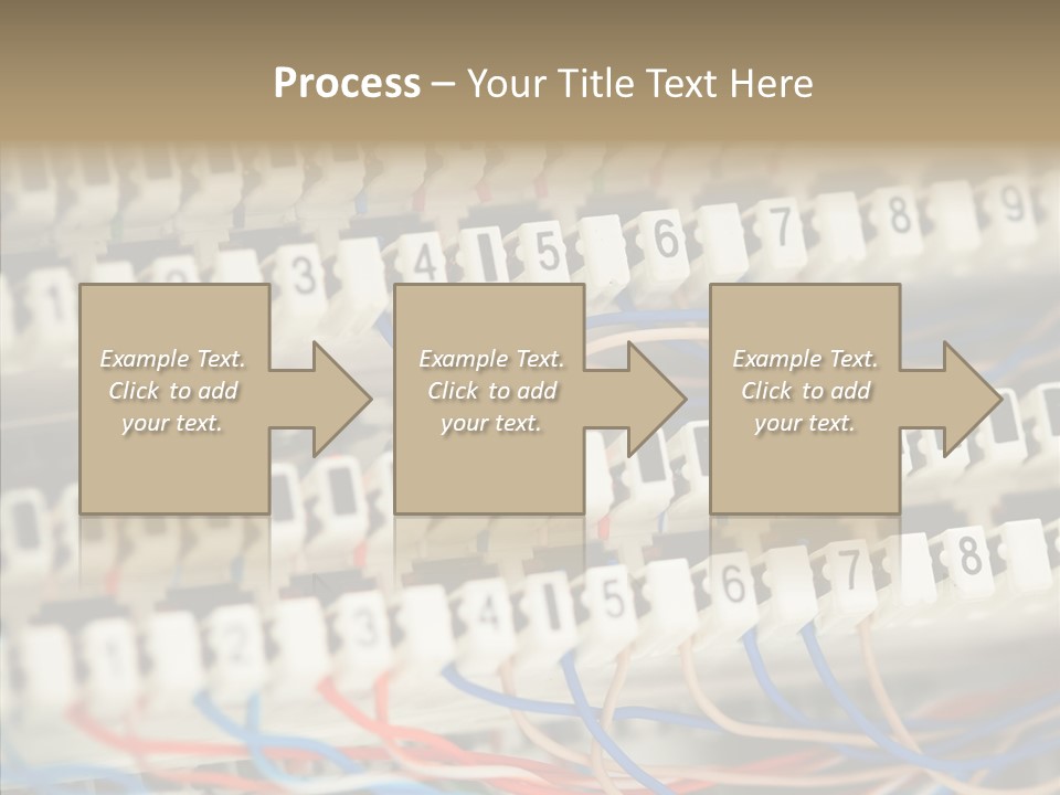 Network Data Rack PowerPoint Template