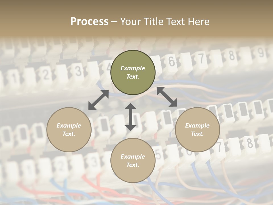 Network Data Rack PowerPoint Template