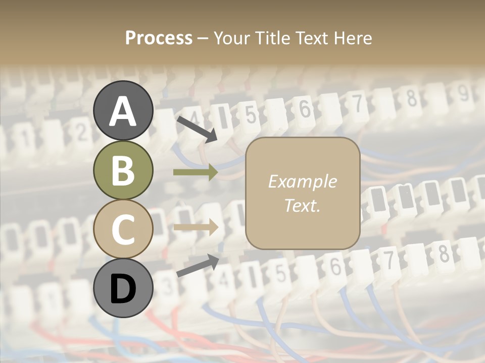Network Data Rack PowerPoint Template