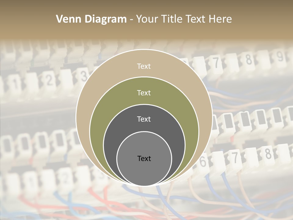 Network Data Rack PowerPoint Template