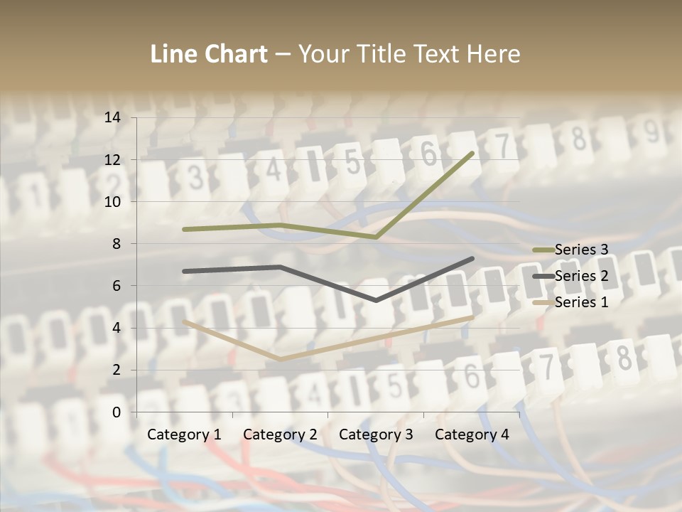 Network Data Rack PowerPoint Template