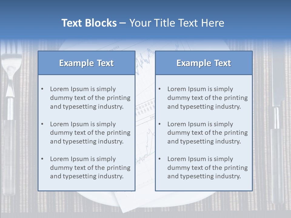 Business Analyse Eat PowerPoint Template