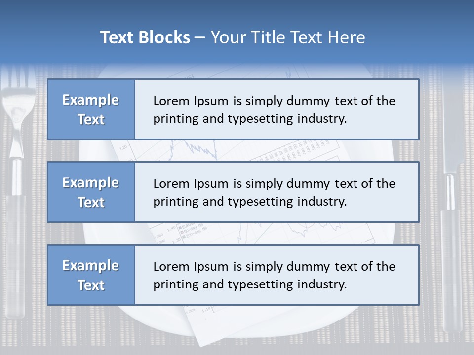 Business Analyse Eat PowerPoint Template
