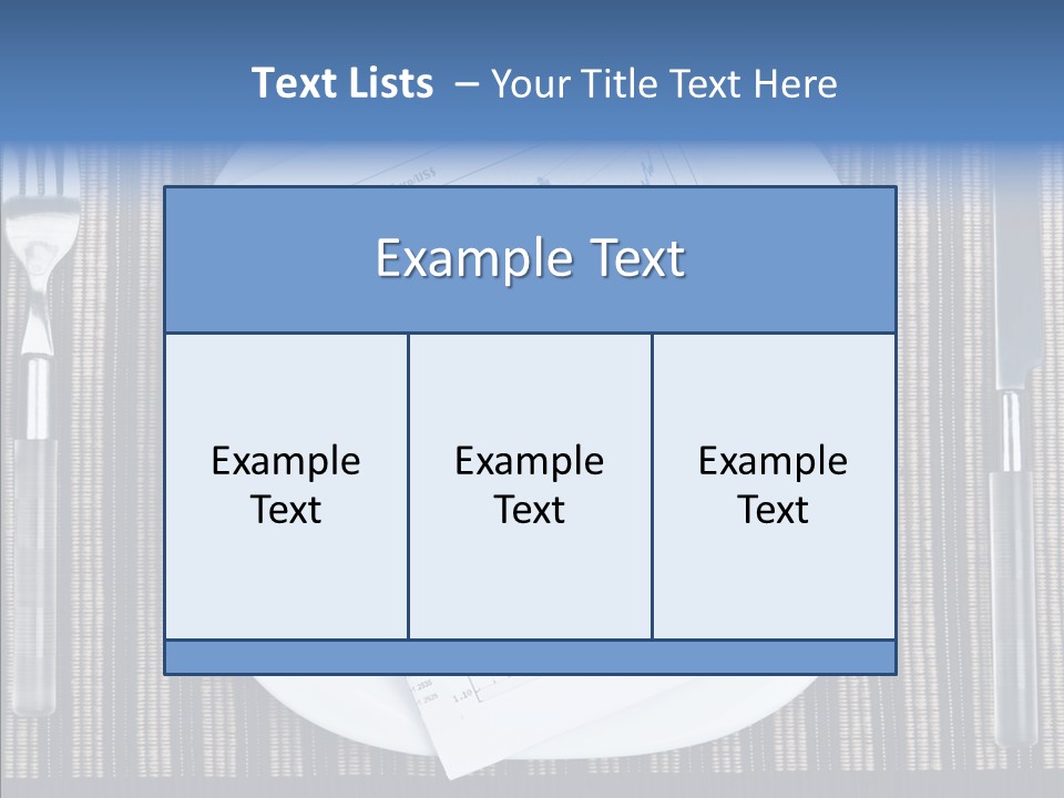 Business Analyse Eat PowerPoint Template