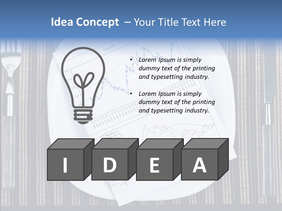 Business Analyse Eat PowerPoint Template