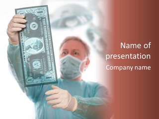 Financial Medicine Fall PowerPoint Template