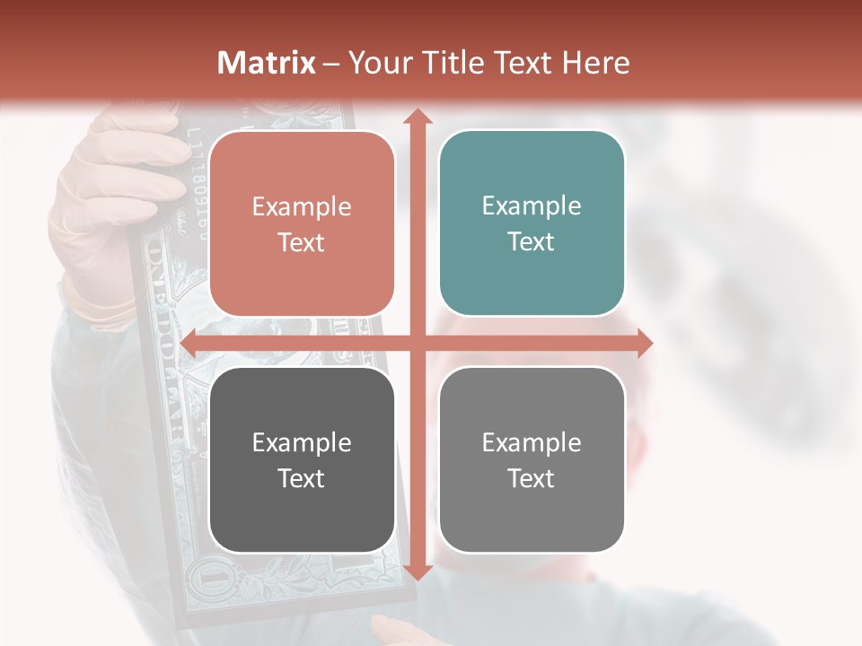 Financial Medicine Fall PowerPoint Template