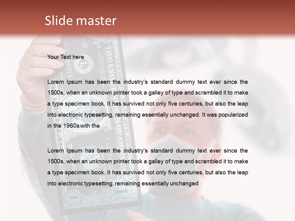 Financial Medicine Fall PowerPoint Template