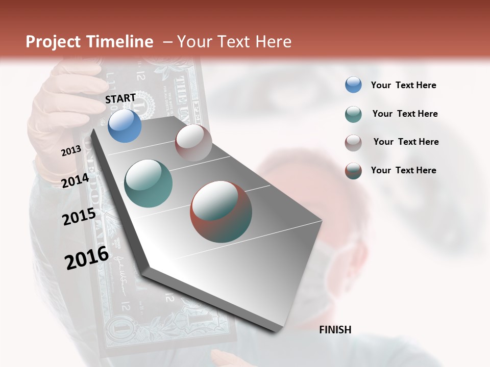 Financial Medicine Fall PowerPoint Template