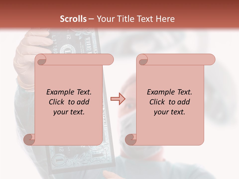 Financial Medicine Fall PowerPoint Template