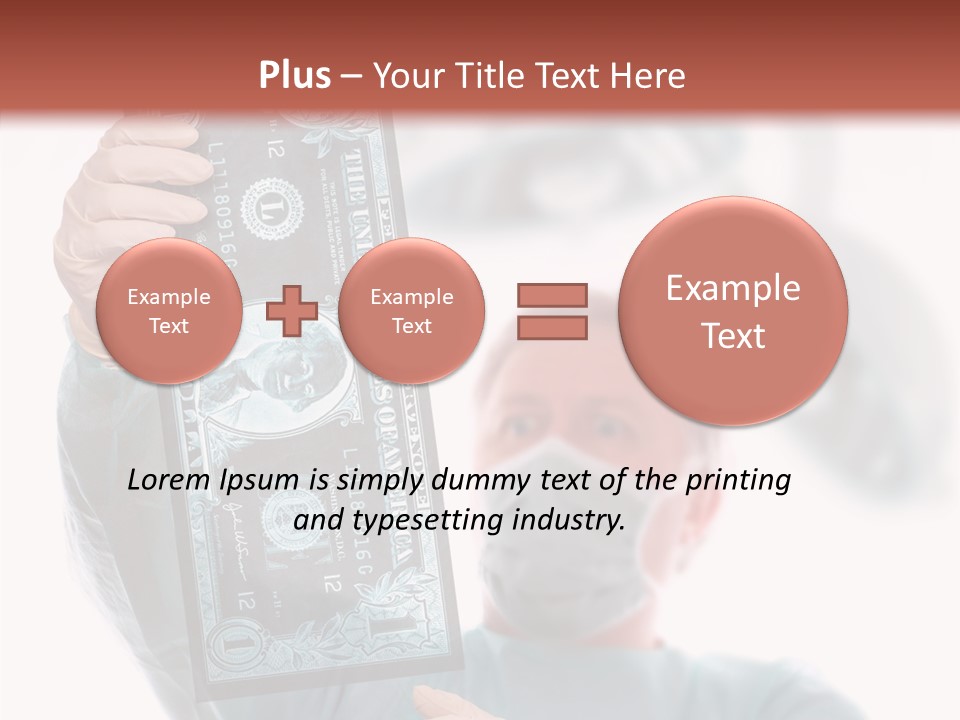 Financial Medicine Fall PowerPoint Template