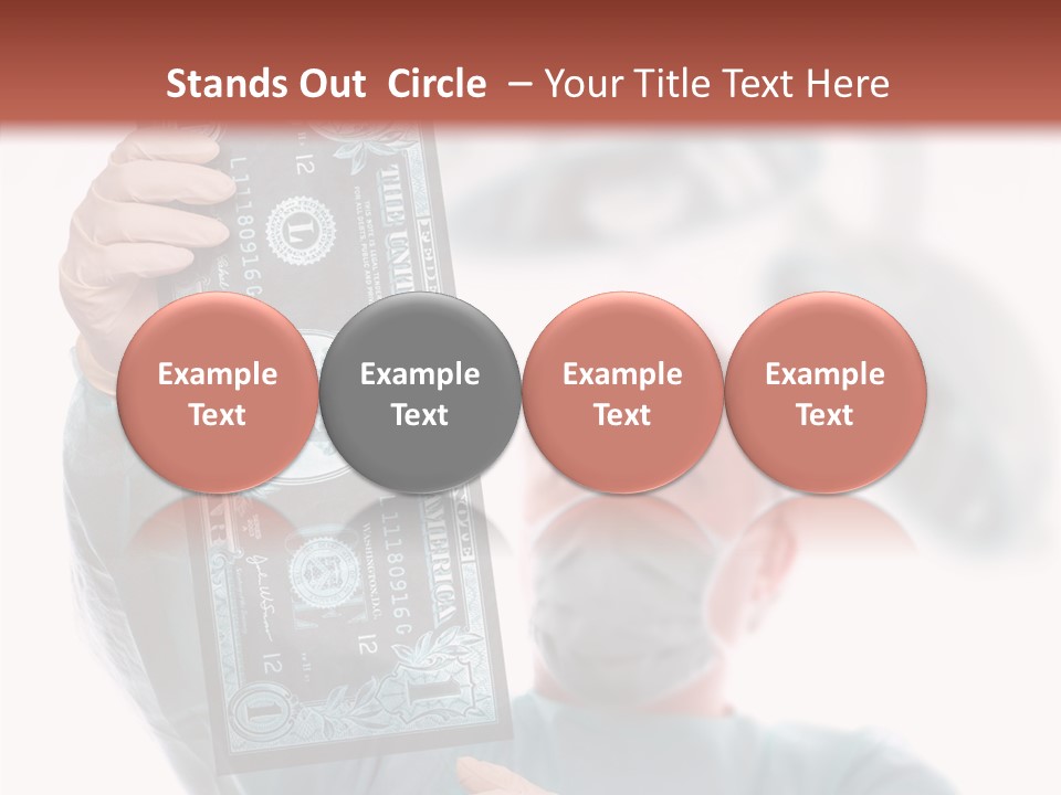 Financial Medicine Fall PowerPoint Template