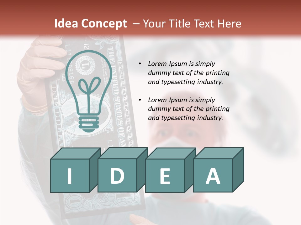 Financial Medicine Fall PowerPoint Template