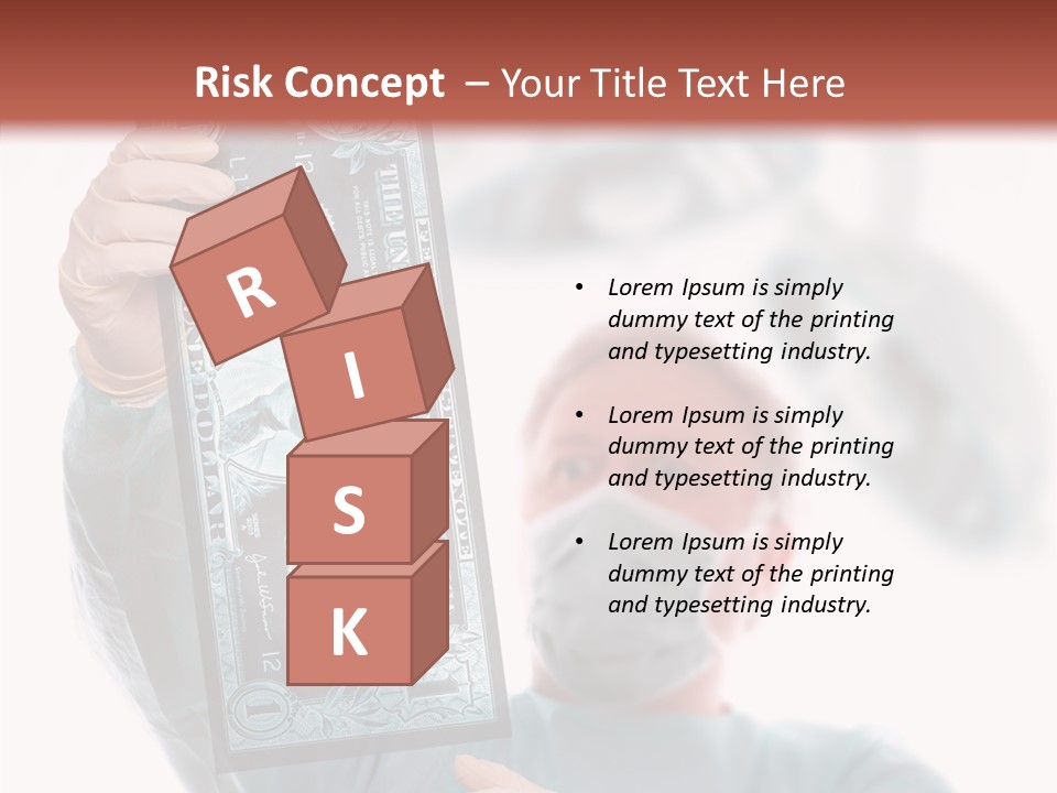 Financial Medicine Fall PowerPoint Template