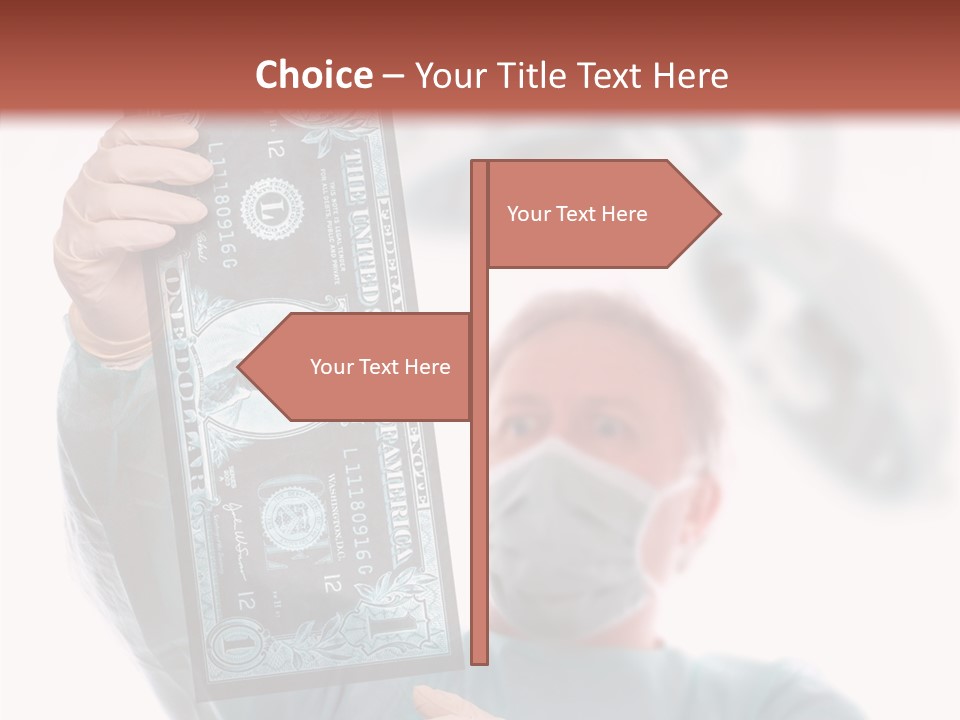 Financial Medicine Fall PowerPoint Template