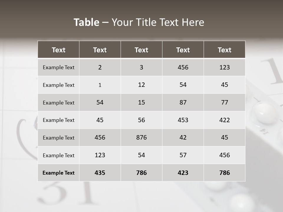 Healthcare Gynecology Prescription PowerPoint Template