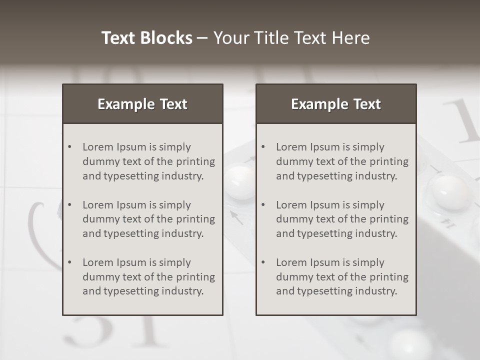 Healthcare Gynecology Prescription PowerPoint Template