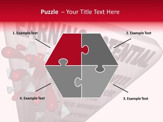 A Sign That Says Earning Potential Is Shown PowerPoint Template