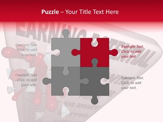 A Sign That Says Earning Potential Is Shown PowerPoint Template