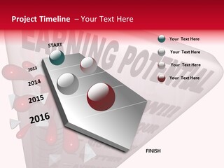 A Sign That Says Earning Potential Is Shown PowerPoint Template