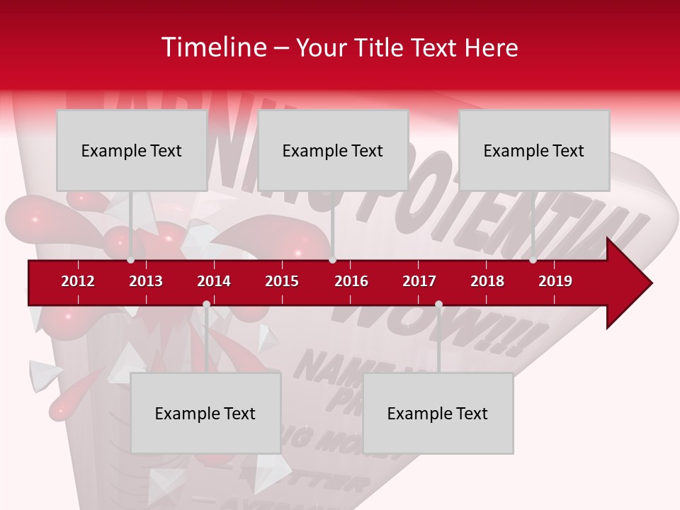 A Sign That Says Earning Potential Is Shown PowerPoint Template