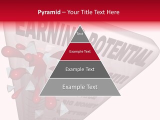 A Sign That Says Earning Potential Is Shown PowerPoint Template