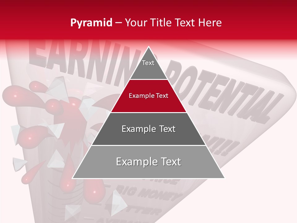A Sign That Says Earning Potential Is Shown PowerPoint Template