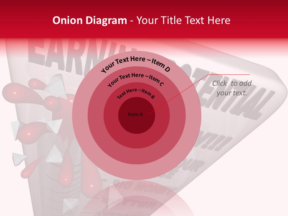 A Sign That Says Earning Potential Is Shown PowerPoint Template