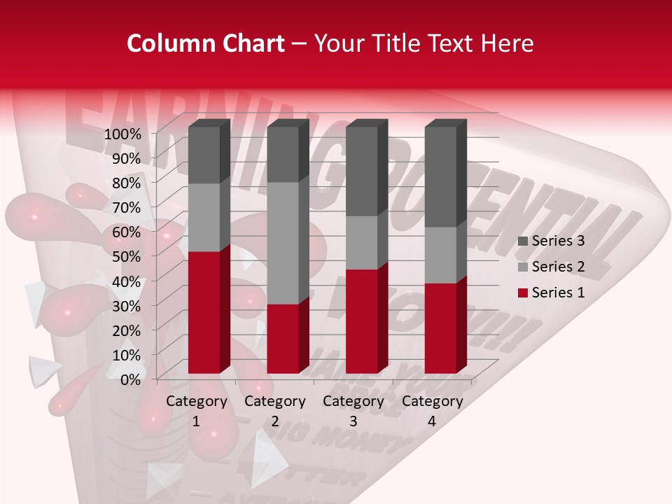 A Sign That Says Earning Potential Is Shown PowerPoint Template