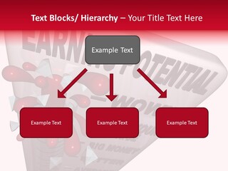 A Sign That Says Earning Potential Is Shown PowerPoint Template