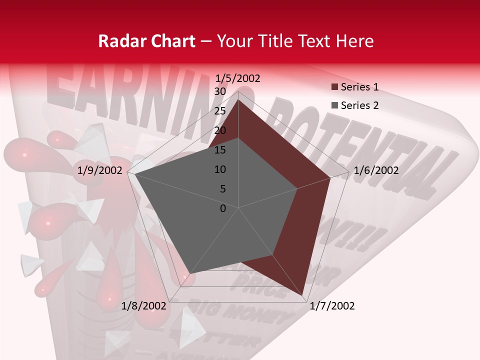 A Sign That Says Earning Potential Is Shown PowerPoint Template
