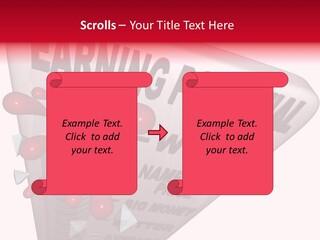 A Sign That Says Earning Potential Is Shown PowerPoint Template
