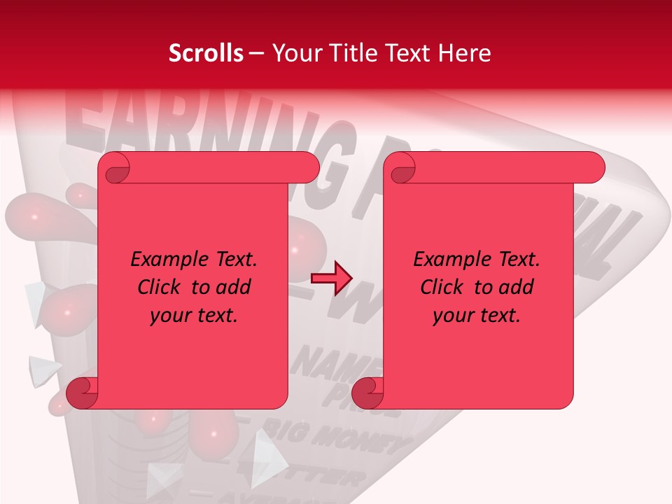 A Sign That Says Earning Potential Is Shown PowerPoint Template