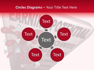 A Sign That Says Earning Potential Is Shown PowerPoint Template