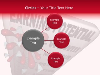 A Sign That Says Earning Potential Is Shown PowerPoint Template