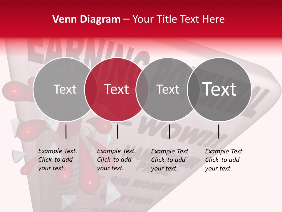 A Sign That Says Earning Potential Is Shown PowerPoint Template