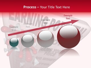 A Sign That Says Earning Potential Is Shown PowerPoint Template