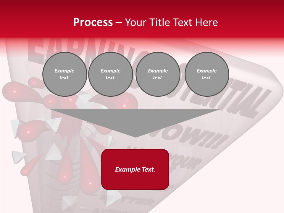 A Sign That Says Earning Potential Is Shown PowerPoint Template