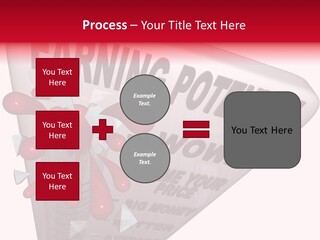 A Sign That Says Earning Potential Is Shown PowerPoint Template