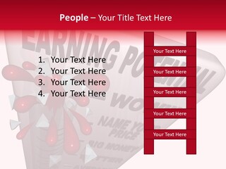 A Sign That Says Earning Potential Is Shown PowerPoint Template
