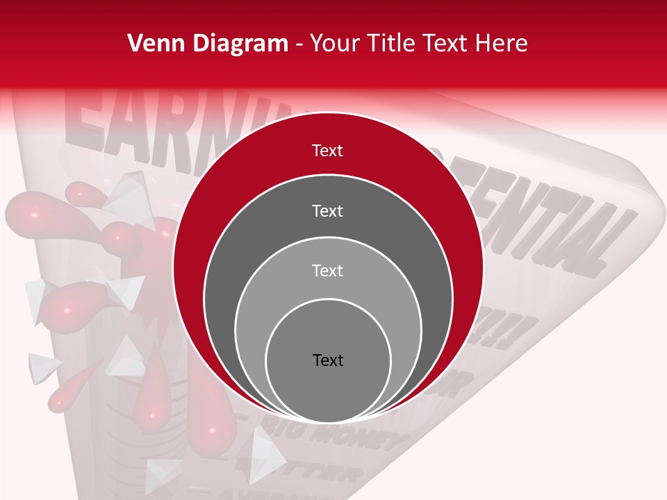 A Sign That Says Earning Potential Is Shown PowerPoint Template