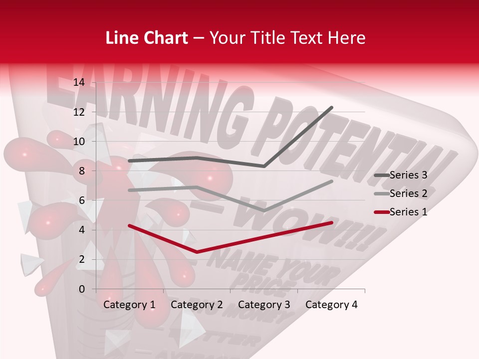 A Sign That Says Earning Potential Is Shown PowerPoint Template