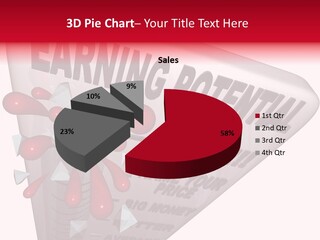 A Sign That Says Earning Potential Is Shown PowerPoint Template