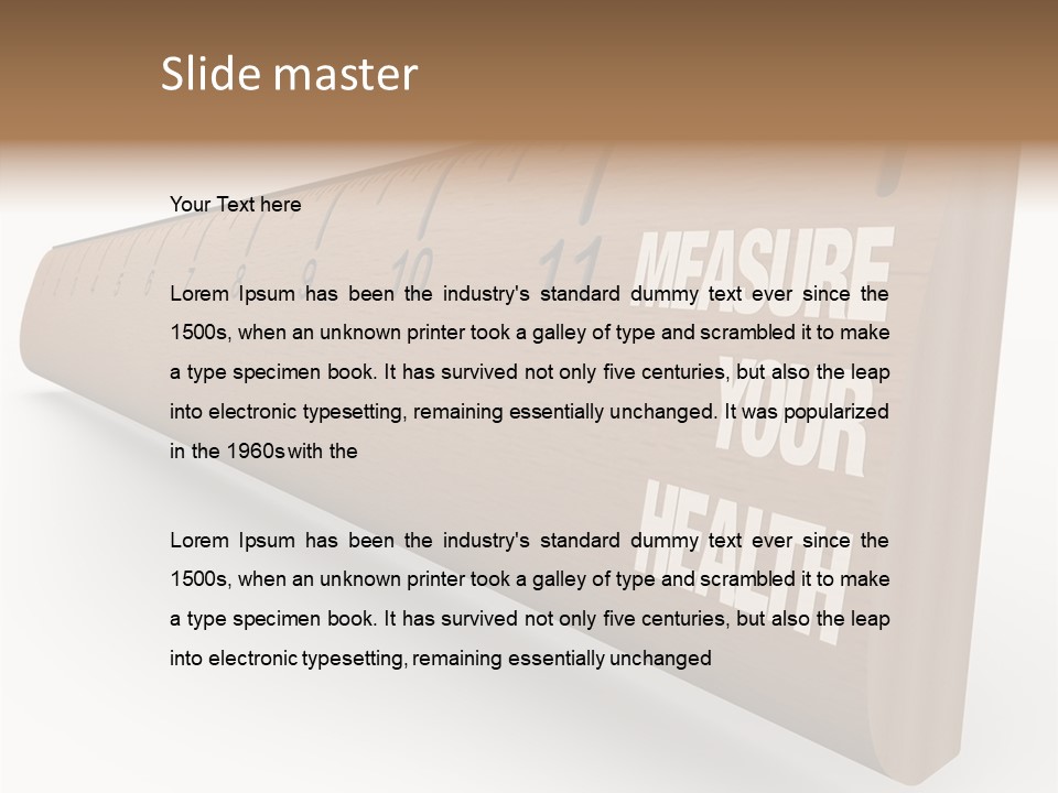 Improvement Wood Medical PowerPoint Template