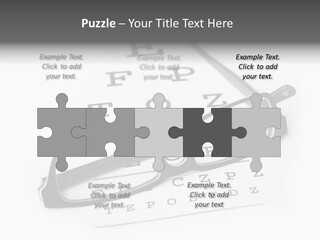 Healthcare Look Eye PowerPoint Template