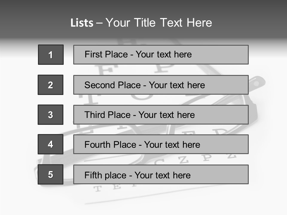 Healthcare Look Eye PowerPoint Template