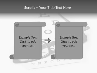 Healthcare Look Eye PowerPoint Template