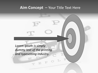 Healthcare Look Eye PowerPoint Template